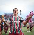 Germán Cano celebra vitória do Flu sobre a Inter de Milão  Foto: MARCELO GONÇALVES / FLUMINENSE F.C.