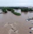 De acordo com o Serviço Nacional de Meteorologia americano, as enchentes foram causadas pelo transbordamento do Rio Guadalupe, que cruza diversos condados do Texas  Foto: Reprodução/X/@shelbystar