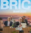 Presidente Lula, no discurso de abertura da Cúpula dos Brics, neste domingo (6/7),  Foto: Rafa Neddermeyer/BRICS Brasil/Presidência da República / BBC News Brasil