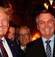 Trump e Bolsonaro durante encontro nos EUA em março de 2020  Foto: ANSA / Ansa - Brasil