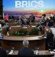 O presidente Lula durante a cúpula dos Brics, neste domingo, 6  Foto: © Ricardo Moraes / REUTERS / RFI