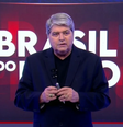 Datena apresentando o Brasil do Povo  Foto: Reprodução | RedeTV