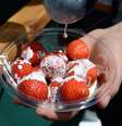 Morango com creme é tradição em Wimbledon  Foto: Reprodução/X/Wimbledon
