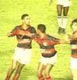 Marcelinho Carioca ao lado de Renato Gaúcho nos tempos de Flamengo  Foto: Reprodução/Sportv