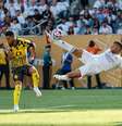 Divulgação/Real Madrid - Legenda: Mbappé marcou um dos gols do Real na vitória sobre o Borussia Dortmund  Foto: Jogada10