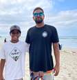 Lorenzo Abreu, de apenas 10 anos, tem o pai, Paulo Santos, 37, como uma das inspirações  Foto: Éros Mendes/Terra