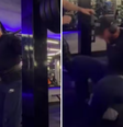 Homem quebra as duas pernas durante agachamento com 140kg  Foto: Reprodução/X