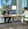Lula em entrevista ao Jornal Record  Foto: Divulgação Record