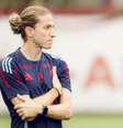 Filipe Luís, durante treino do Flamengo  Foto: Filipe Luís, durante treino do Flamengo ( Divulgação/ Flamengo) / Gávea News