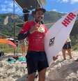 Weslley Dantas é o campeão da WSL Layback Pro Prainha 2025  Foto: Éros Mendes/Terra