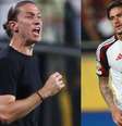  Foto: Gilvan de Souza/Flamengo - Legenda: Técnico do Flamengo, Filipe Luís, fez críticas de maneira exposta à falta de empenho de Pedro / Jogada10