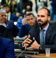 Eduardo Bolsonaro, deputado federal licenciado  Foto: Pedro França/Agência Senado / Estadão