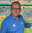 Luis Roberto na cobertura da Copa do Mundo de Clubes da FIFA  Foto: Reprodução/@luisrobertoreal/Instagram
