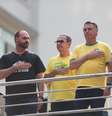 Ato na Avenida Paulista, em setembro de 2024, convocado por Jair Bolsonaro, reuniu Eduardo, Silas Malafaia e Tarcísio de Freitas  Foto: Tiago Queiroz/Estadão / Estadão