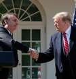 O presidente dos EUA, Donald Trump, e o ex  Foto: presidente do Brasil, Jair Bolsonaro -  Alan Santos/PR / Perfil Brasil