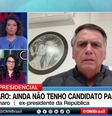 Jair Bolsonaro se estressa durante entrevista ao vivo à CNN Brasil  Foto: Reprodução/CNN/Youtube