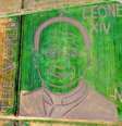 Obra de arte foi feita em homenagem ao Santo Padre  Foto: ANSA / Ansa - Brasil