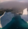 Iceberg ameaça vila na Groenlândia  Foto: Instagram/@astrodenniina/Reprodução