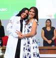 Sara Almeida Feitosa ao lado da mãe, Shirley de Almeida  Foto: Arquivo Pessoal