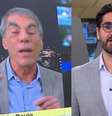 Demétrio Magnoli e Marcelo Cosme fizeram a temperatura subir momentaneamente no 'Em Pauta'  Foto: Reprodução/TV