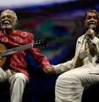 Gilberto Gil chora durante participação da filha Preta Gil durante show no Allianz Parque.  Foto: Júlia Pereira/Estadão / Estadão