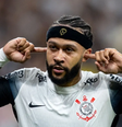 Holandês Memphis Depay comemorando gol pelo Corinthians (Foto: Rodrigo Coca/Agência Corinthians)  Foto: Holandês Memphis Depay comemorando gol pelo Corinthians ( Rodrigo Coca/Agência Corinthians) / Gávea News