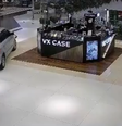 Carro invade shopping em Goiânia e assusta clientes  Foto: Reprodução