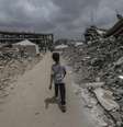 Premiê britânico criticou o 'sofrimento' e a 'fome' que a população de Gaza está passando  Foto: ANSA / Ansa - Brasil