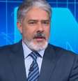Adeus à bancada! Após quase 30 anos, William Bonner se despede do ‘Jornal Nacional’ e Globo já prepara substituto, diz jornalista.  Foto: Reprodução, TV Globo / Purepeople
