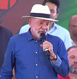 Lula fez referência a Bolsonaro durante discurso nesta quinta em Minas Novas (MG)  Foto: Reprodução/Canal Gov/Youtube