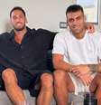 Foto: Reprodução - Legenda: Lautaro Martínez e Hakan Çalhanoglu aparecem lado a lado nas redes sociais / Jogada10