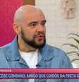 Gominho se emociona no Mais Você  Foto: Reprodução | Globoplay
