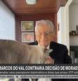 Gata de Fernando Gabeira invade transmissão da GloboNews  Foto: Reprodução | Globoplay