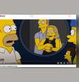 Pouco depois de a câmera do beijo do Coldplay viralizar, começaram a circular alegações de que "Os Simpsons" já haviam previsto a cena  Foto: Reprodução/YouTube