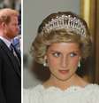 William e Harry não herdarão casa em que Princesa Diana morou e está enterrada  Foto: Montagem/Fotos: Emilio Morenatti - WPA Pool/Getty Images e Terry Fincher/Arquivo Princesa Diana/Getty Images
