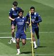 Endrick e Rodrygo em treinamento do Real Madrid  Foto: Burak Akbulut/Anadolu/Getty Images