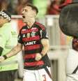 Leo Ortiz celebra muito. Foi dele o gol que decidiu a vitória do Flamengo sobre o Atlético. Fotos: Gilvan de Souza/Flamengo  Foto: Jogada10