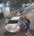 Criminosos se passaram como pedestres  Foto: Reprodução/TV Globo