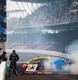 Wallace comemora sua 3ª vitória na Cup Series   Foto: Reprodução / Instagram NASCAR