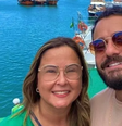 Soraya ao lado do filho Matteos, que confessou ter a matado durante uma discussão  Foto: Reprodução/Redes Sociais