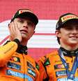 Enquanto alguns se espantam, outros comemoram. Norris e Piastri duelam para ver quem será o campeão de 2025  Foto: Pirelli Motorsport