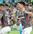  Foto: Divulgação/Mailson Santana - Legenda: Cano e John Kennedy foram decisivos no título da Libertadores do Fluminense em 2023 / Jogada10