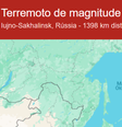 Terremoto de grande magnitude atinge a Russia  Foto: Reprodução/Google