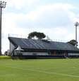  Foto: Cahuê Miranda/Athletico - Legenda: CT do Caju, do Athletico, ganha visita de padre na tentativa de afastar energias negativas / Jogada10