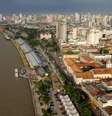 Segundo o IBGE, em Belém, a capital do Pará que receberá a COP30 neste ano, 54,5% (229,1 mil) dos domicílios em centros urbanos ficam em ruas sem árvores  Foto: Reprodução/Agência Pará