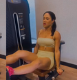Thalita Souza diz que teve orgasmo enquanto malhava as pernas  Foto: Reprodução/Instagram/@thalita.dfiel_