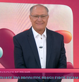 Geraldo Alckimin no Mais Você  Foto: Reprodução | Globoplay