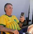O ex-presidente Jair Bolsonaro (PL) com a tornozeleira em um vídeo postado e posteriormente apagado por Flávio Bolsonaro  Foto: Reprodução