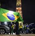 Manifestantes pró-Bolsonaro se reúnem em Brasília após prisão  Foto: ANSA / Ansa - Brasil