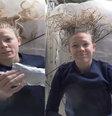 Nichole Ayers publicou vídeo mostrando como lava seu cabelo no espaço  Foto: Instagram/@astro_ayers / Reprodução